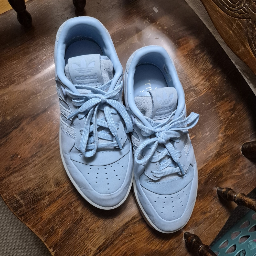 Adidas Women's Sky Blue Sneakers - Picture 2 of 3